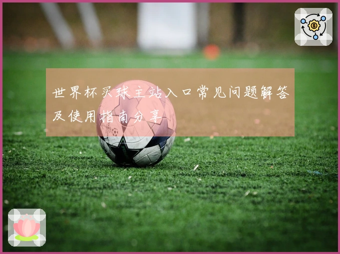世界杯买球主站入口常见问题解答及使用指南分享